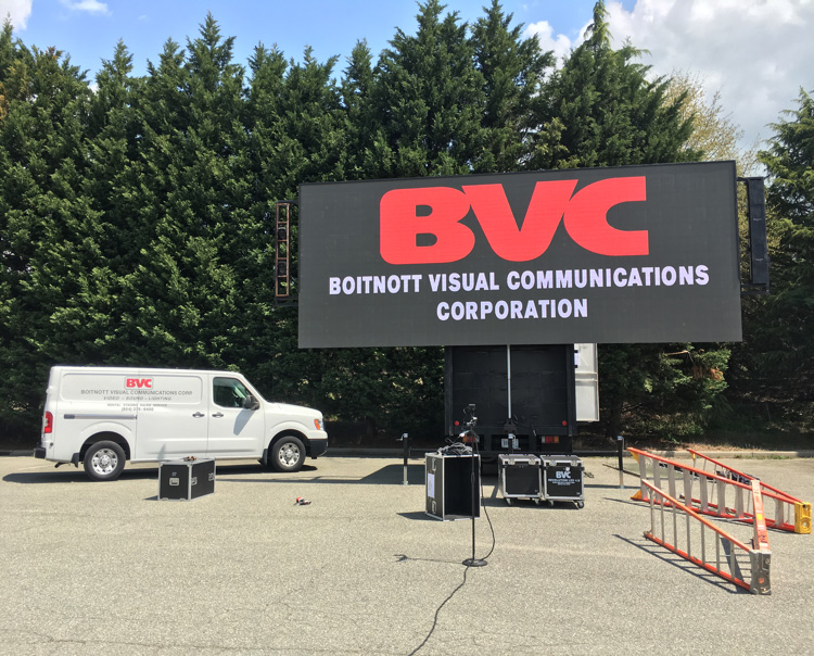 LED screen BVC